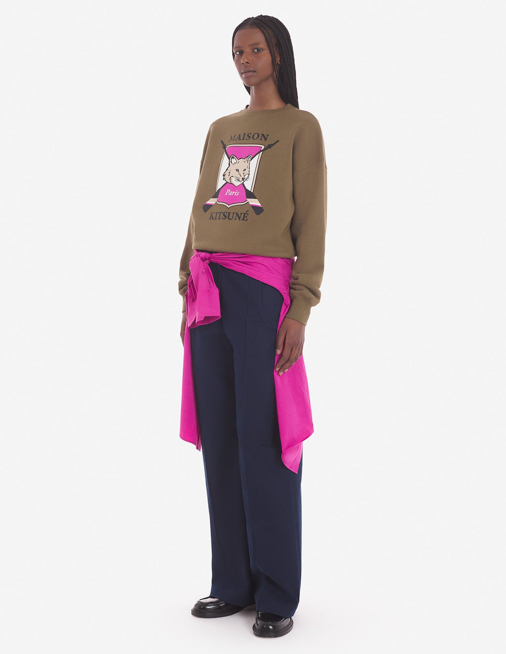  COLLEGE FOX PRINTED COMFORT SWEATSHIRT