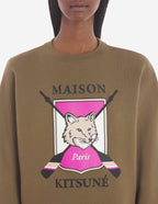  COLLEGE FOX PRINTED COMFORT SWEATSHIRT