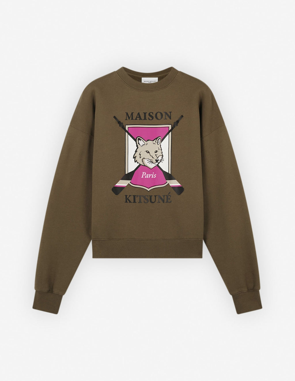  COLLEGE FOX PRINTED COMFORT SWEATSHIRT