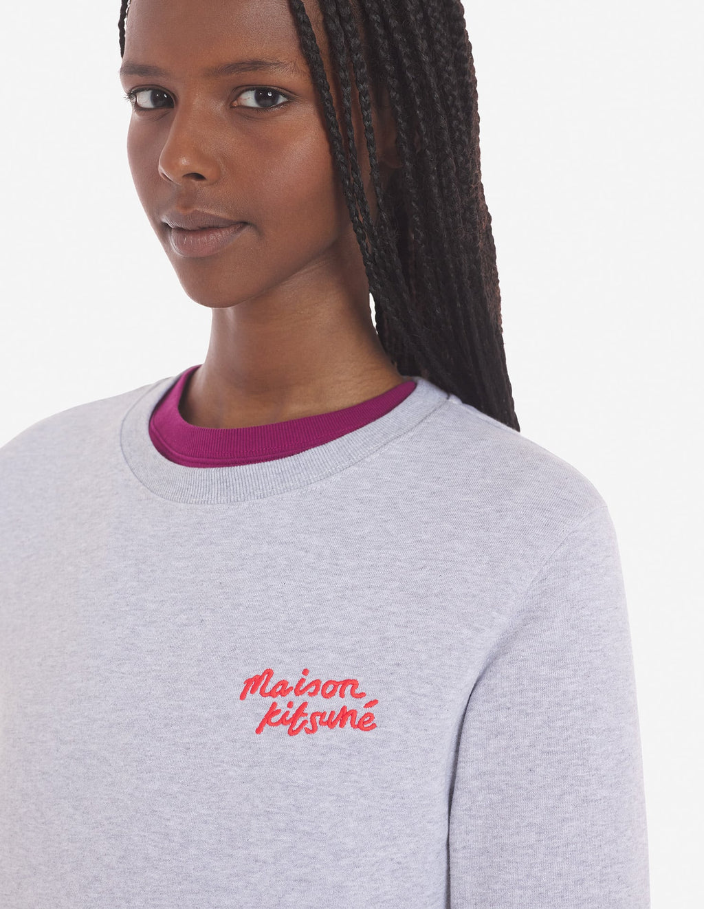  MAISON KITSUNE HANDWRITING REGULAR SWEATSHIRT