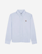  BUTTON-DOWN CLASSIC SHIRT WITH INSTITUTIONAL FOX HEAD PATCH IN OXFORD