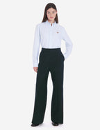  BUTTON-DOWN CLASSIC SHIRT WITH INSTITUTIONAL FOX HEAD PATCH IN OXFORD