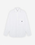  CASUAL SHIRT WITH GREY FOX HEAD PATCH IN COTTON PO