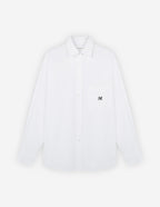  CASUAL SHIRT WITH GREY FOX HEAD PATCH IN COTTON PO