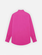  CASUAL SHIRT WITH CHEST POCKET AND BOLD FOX HEAD PATCH IN COTTON POPLIN