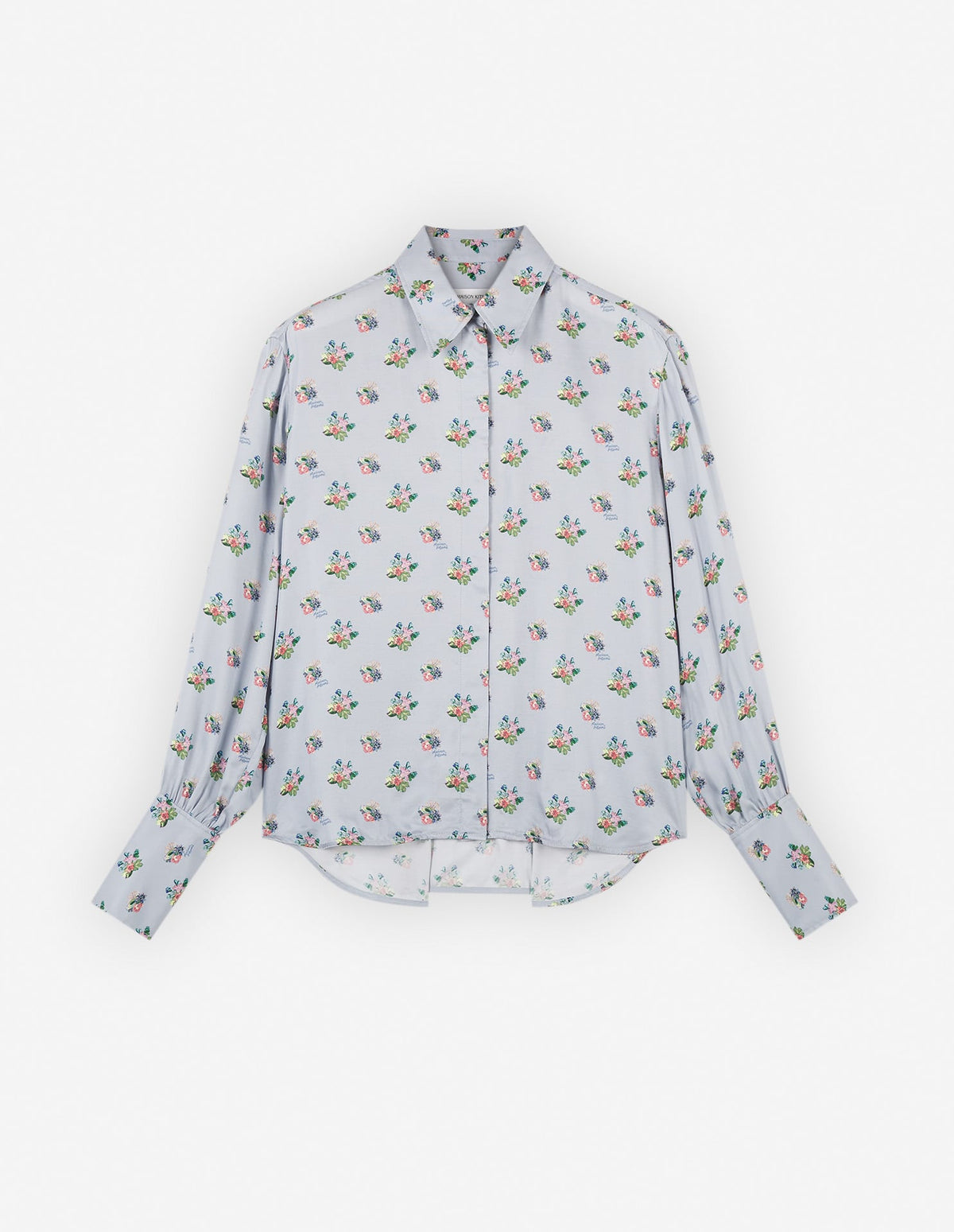  BOXY SHIRT WITH CONCEALED PLACKET IN FLORAL PRINT