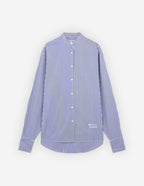  OVERSIZE SHIRT IN STRIPED COTTON WITH LOGO HANDWRI