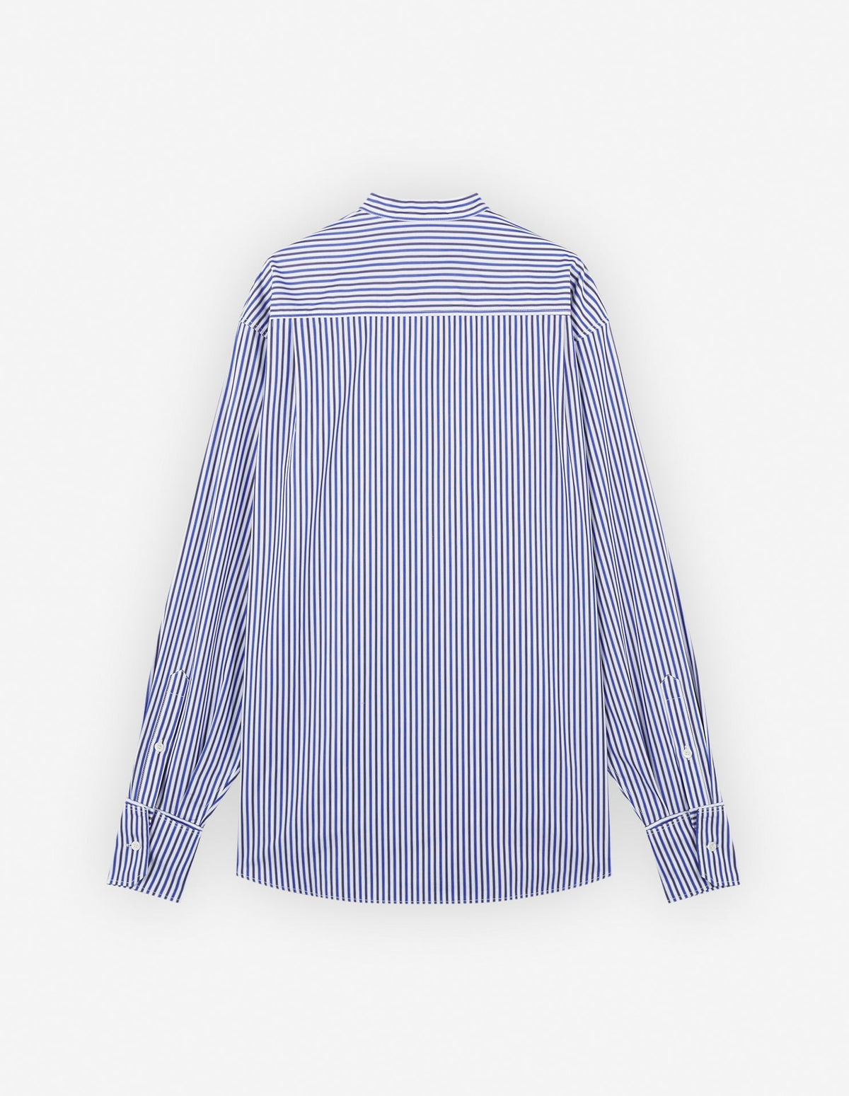  OVERSIZE SHIRT IN STRIPED COTTON WITH LOGO HANDWRI