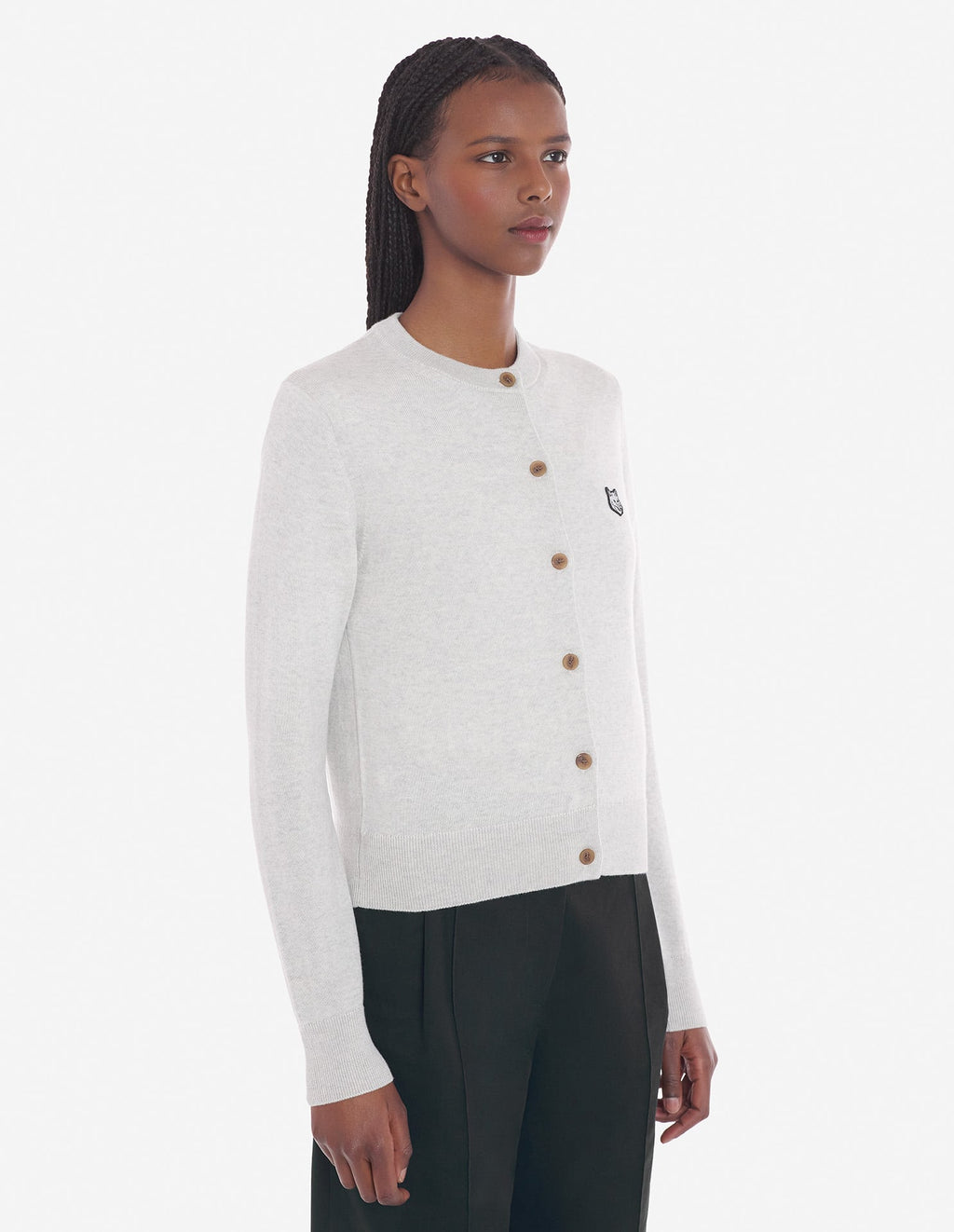  BOLD FOX HEAD PATCH REGULAR CARDIGAN