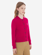  BABY FOX PATCH FITTED CARDIGAN