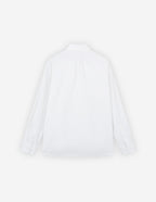  SCARF L/S BLOUSE WITH GATHERING DETAILS IN COTTON