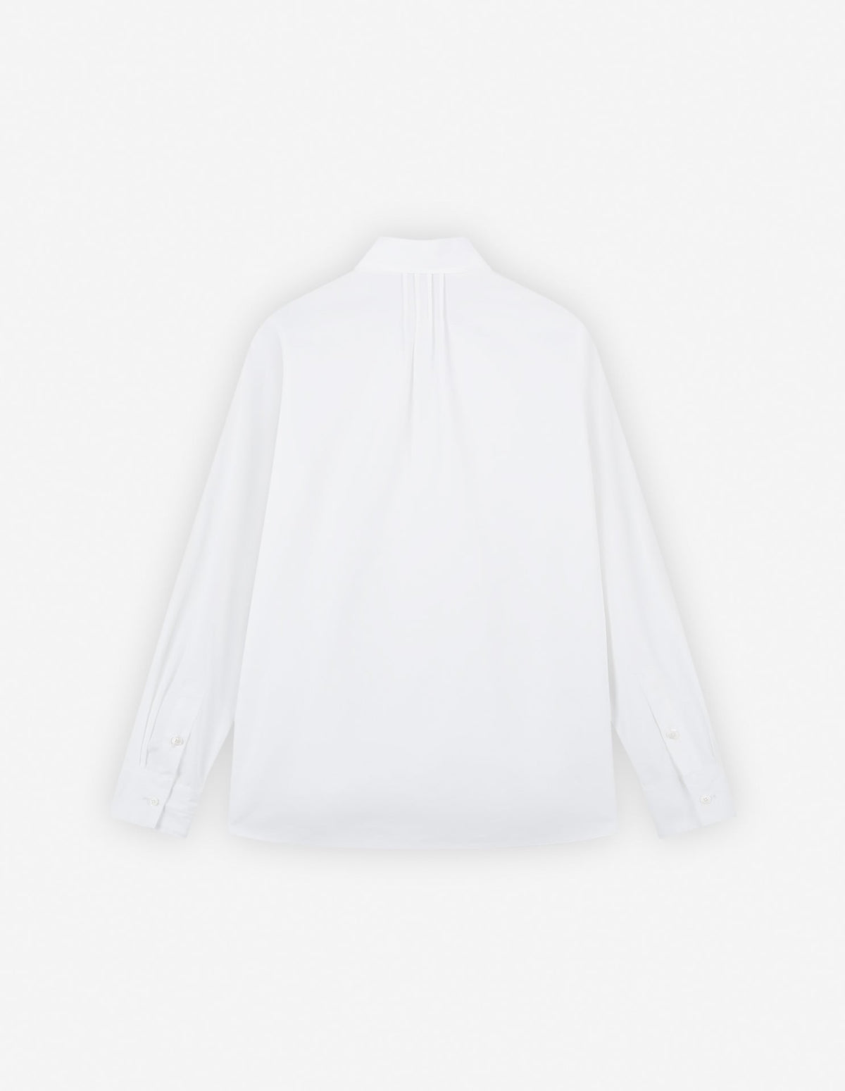  SCARF L/S BLOUSE WITH GATHERING DETAILS IN COTTON