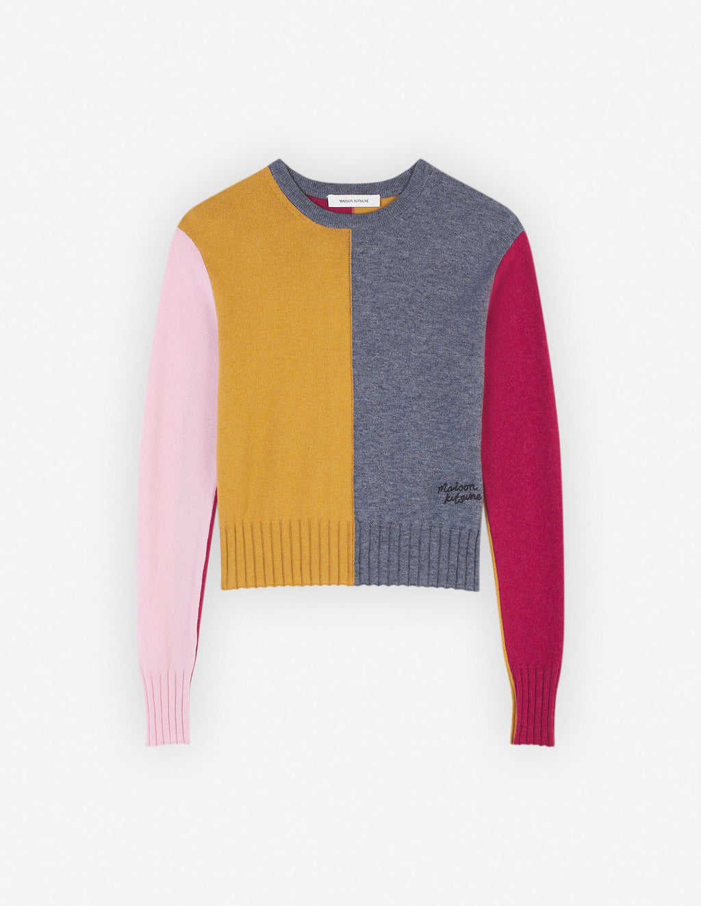  COLOUR BLOCK REGULAR JUMPER