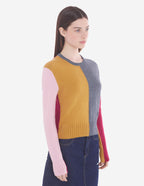  COLOUR BLOCK REGULAR JUMPER