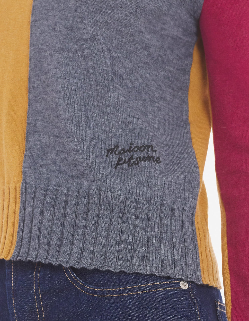  COLOUR BLOCK REGULAR JUMPER