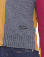 COLOUR BLOCK REGULAR JUMPER