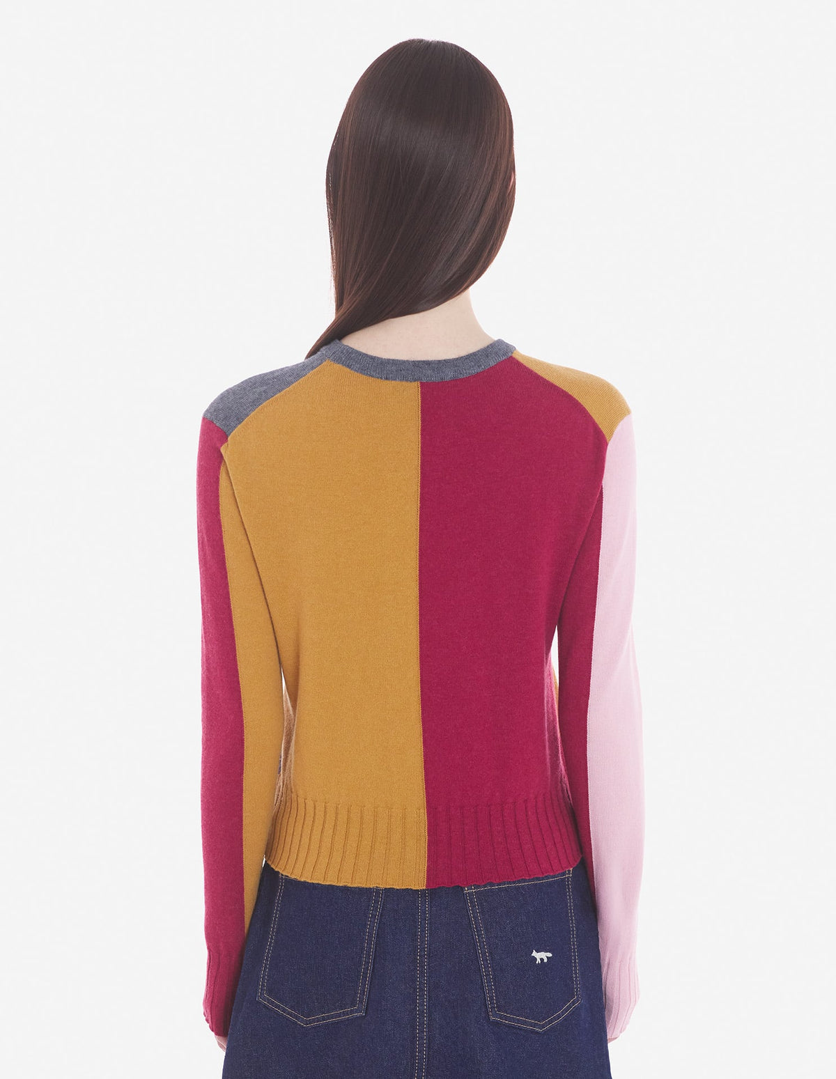  COLOUR BLOCK REGULAR JUMPER