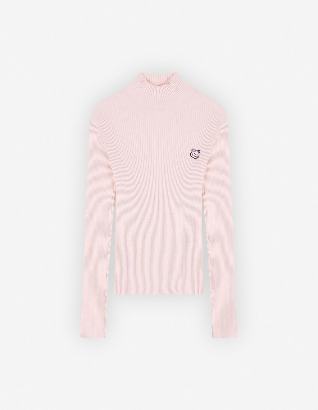  BOLD FOX HEAD PATCH FINE RIBBED TURTLENECK