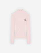  BOLD FOX HEAD PATCH FINE RIBBED TURTLENECK