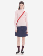  BOLD FOX HEAD PATCH FINE RIBBED TURTLENECK