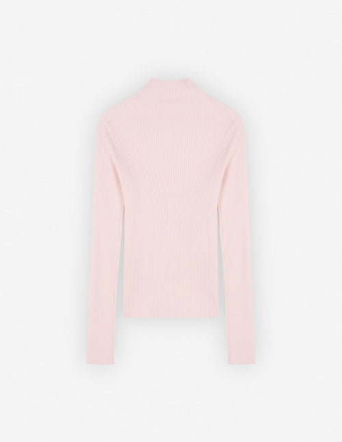  BOLD FOX HEAD PATCH FINE RIBBED TURTLENECK