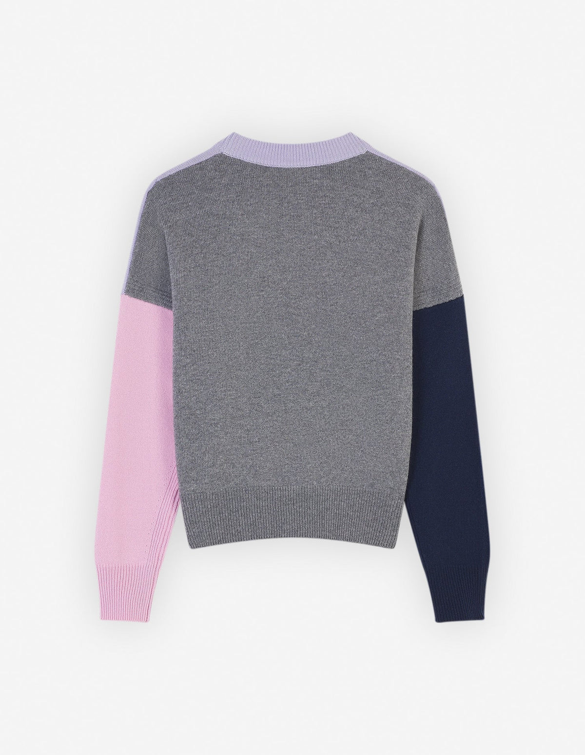  FOX HEAD INTARSIA COMFORT JUMPER IN COLOUR BLOCK