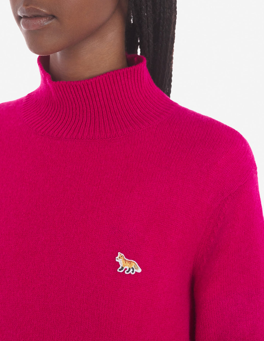  BABY FOX PATCH BOXY TURTLENECK