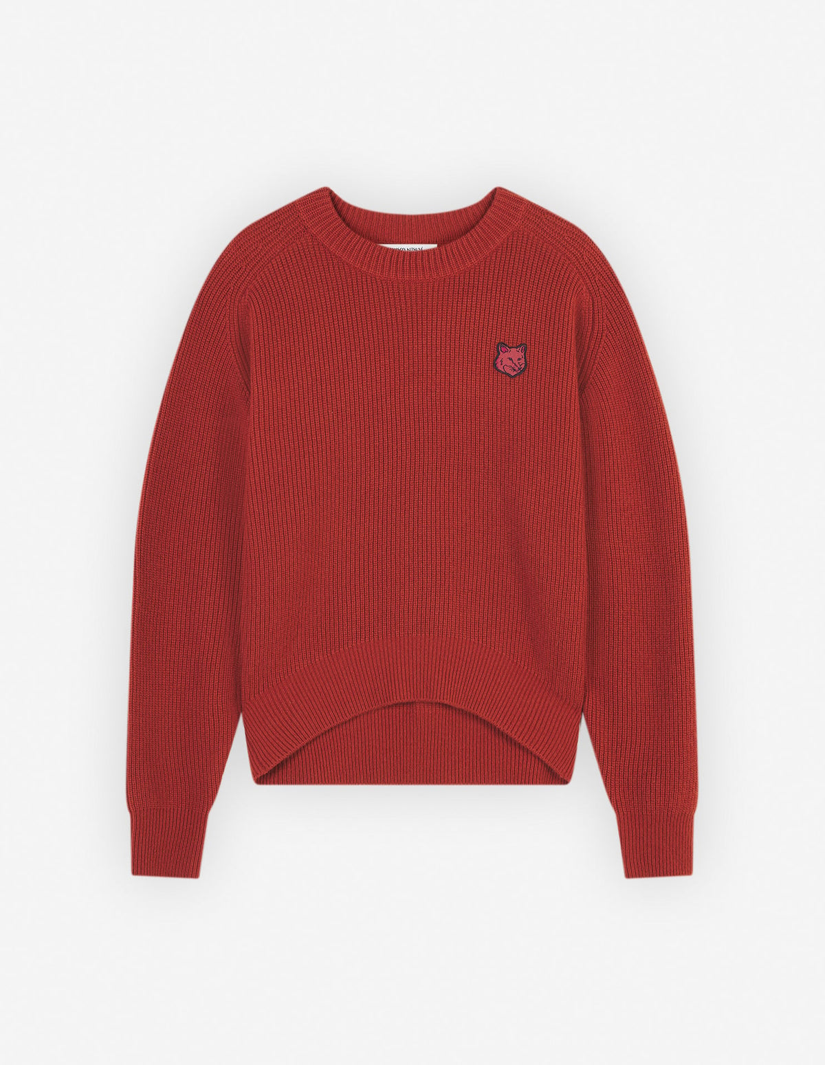  BOLD FOX HEAD PATCH COMFORT RIBBED JUMPER