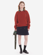  BOLD FOX HEAD PATCH COMFORT RIBBED JUMPER