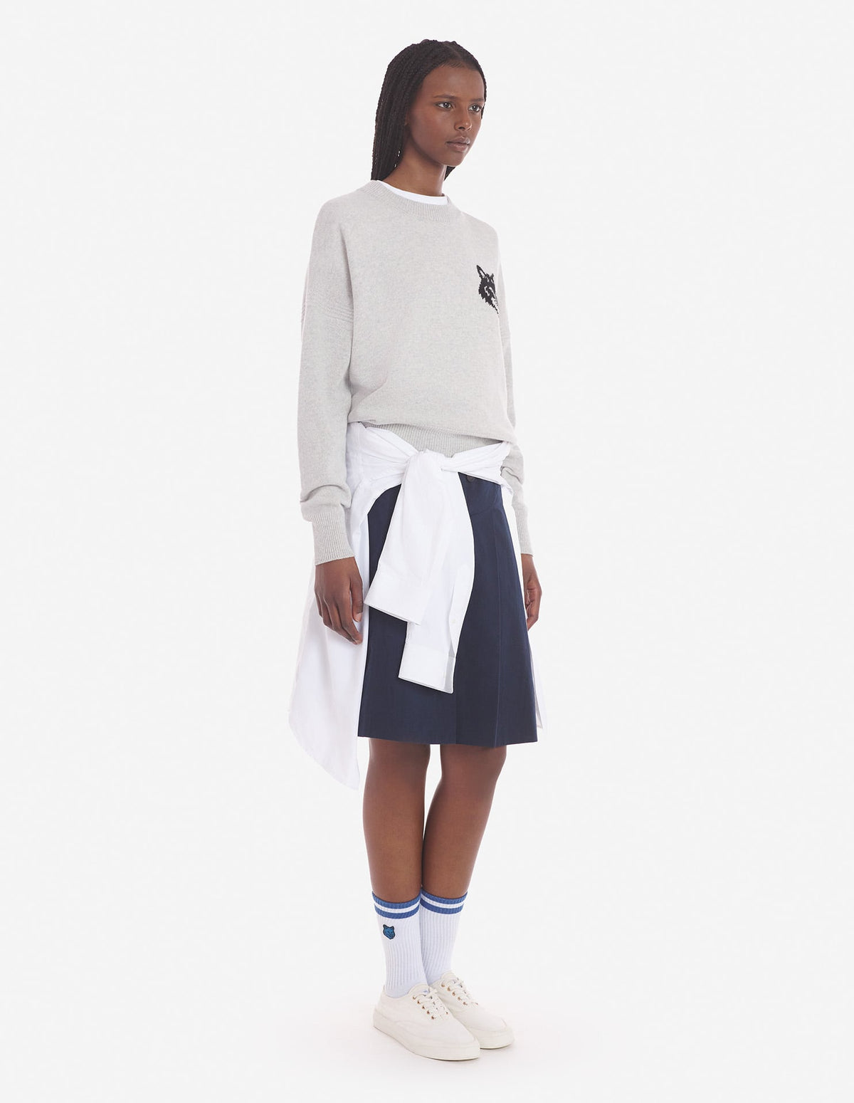 FOX HEAD INTARSIA COMFORT JUMPER