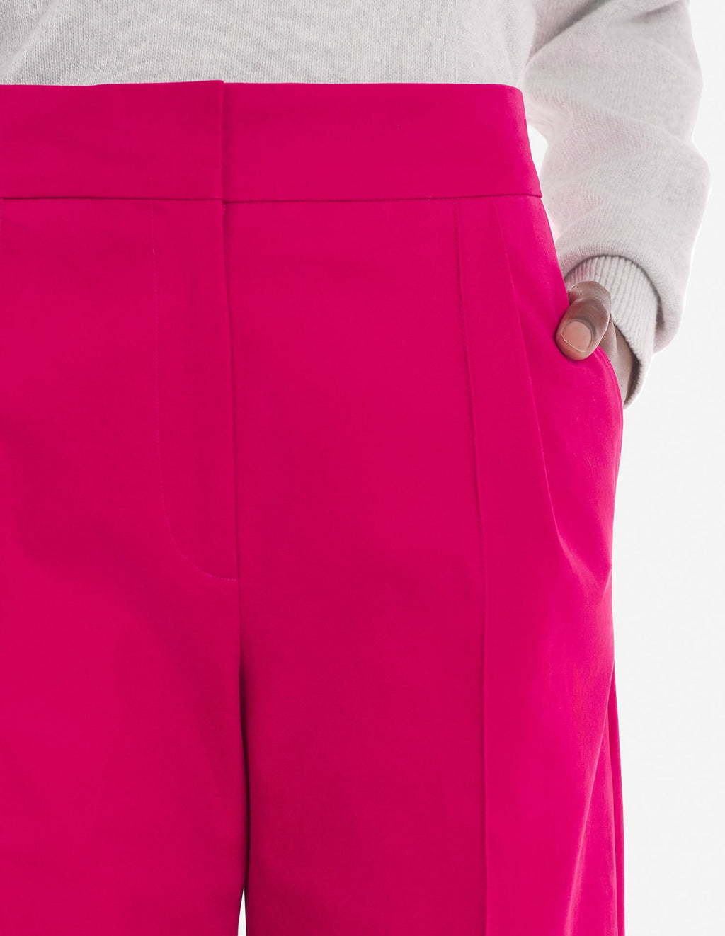  DOUBLE PLEAT PANTS IN COTTON GABARDINE