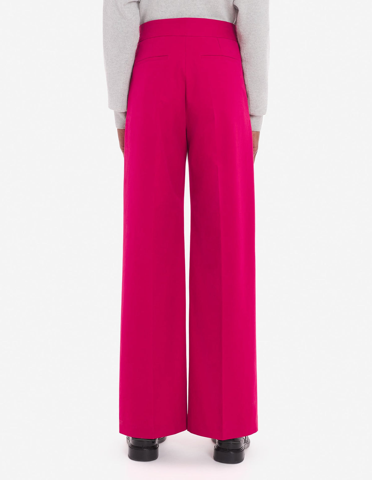  DOUBLE PLEAT PANTS IN COTTON GABARDINE