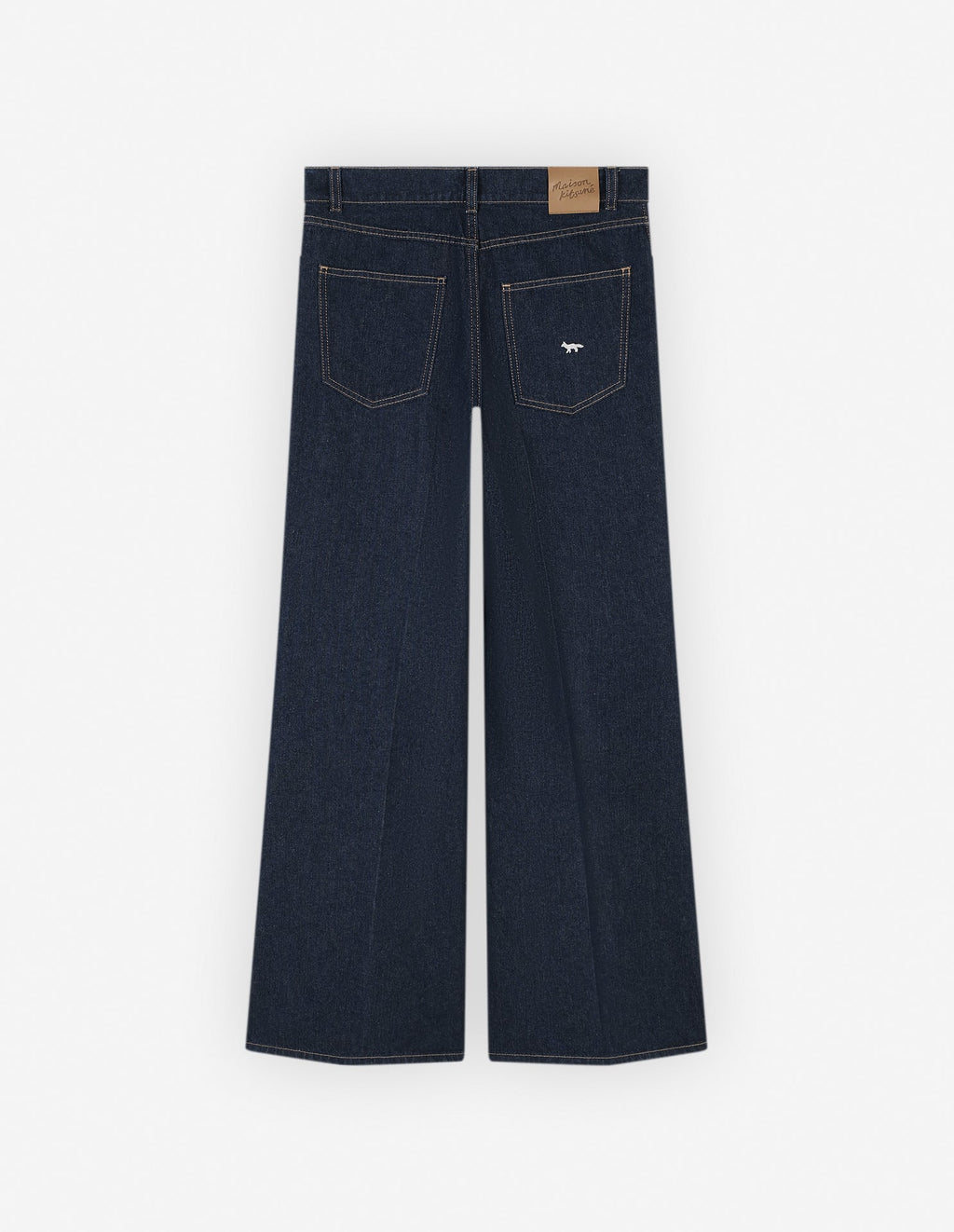 CROPPED FLARE JEANS IN INDIGO DENIM