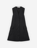  A-LINE MINI DRESS WITH FLAPPED-PATCH POCKETS