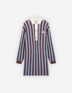  STRIPED POLO DRESS