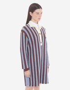  STRIPED POLO DRESS