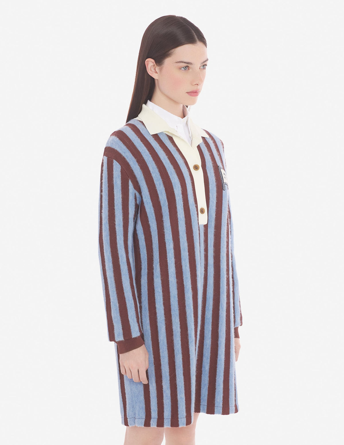 STRIPED POLO DRESS