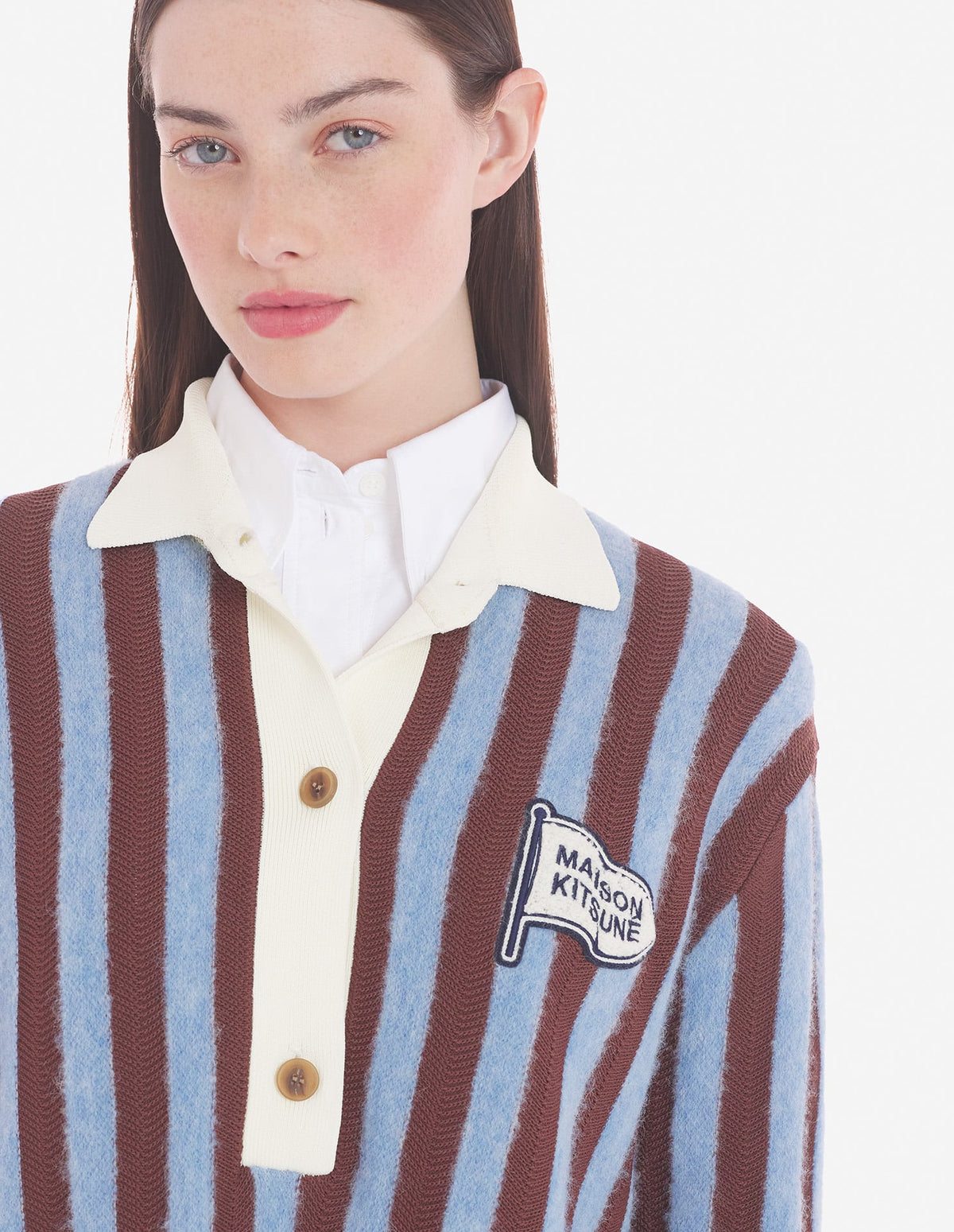  STRIPED POLO DRESS
