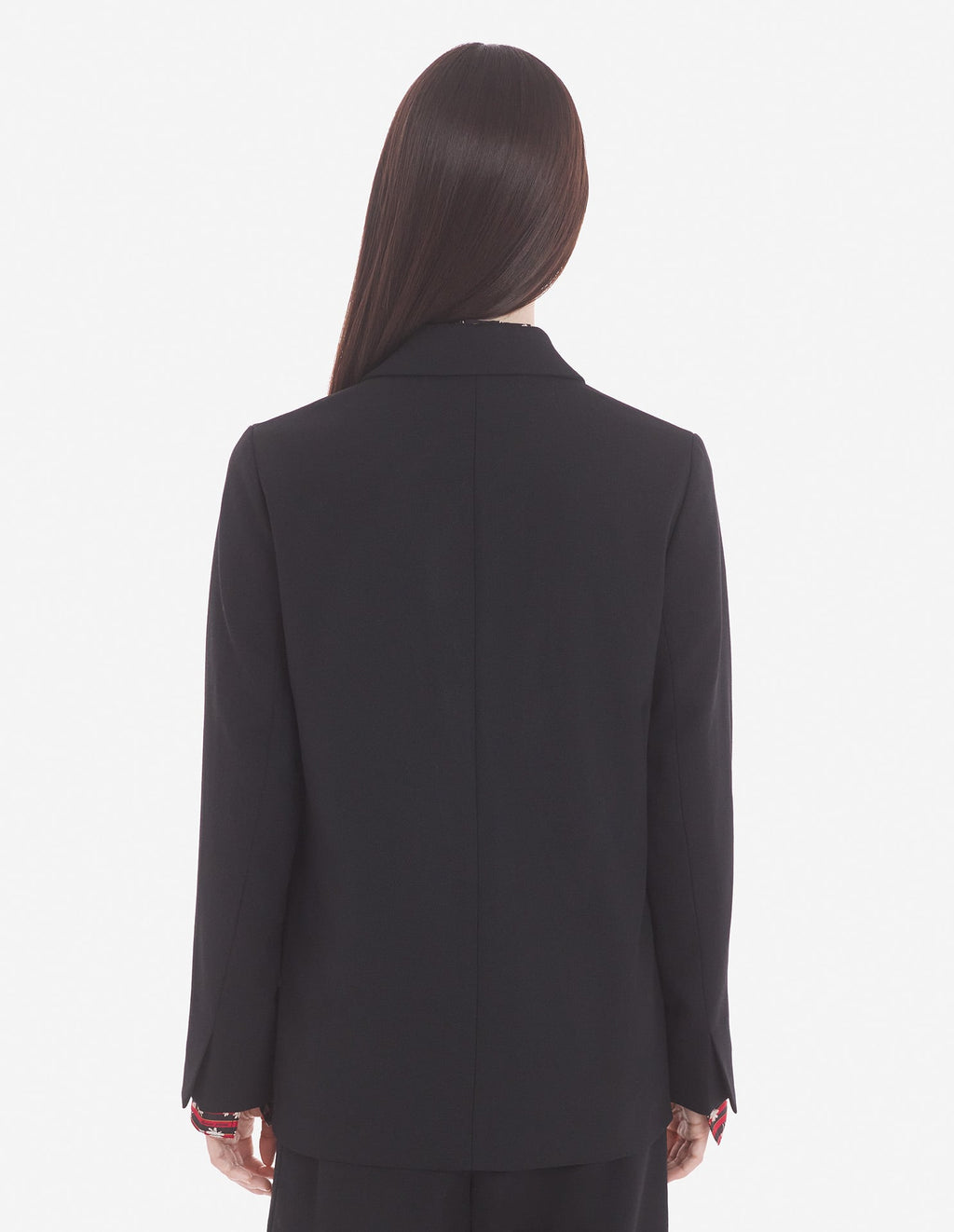  SINGLE-BREASTED JACKET IN TEXTURISED FLUID TECHNIC