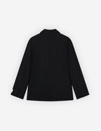  SINGLE-BREASTED JACKET IN TEXTURISED FLUID TECHNIC