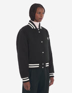  TEDDY BLOUSON IN COTTON SATIN WITH GREY FOX HEAD P
