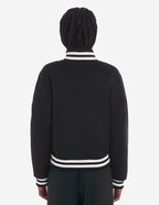  TEDDY BLOUSON IN COTTON SATIN WITH GREY FOX HEAD P