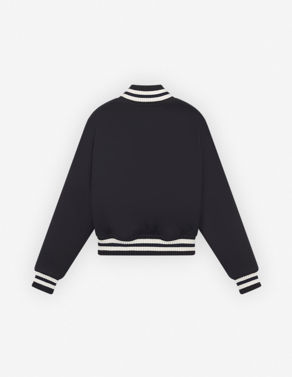  TEDDY BLOUSON IN COTTON SATIN WITH GREY FOX HEAD P