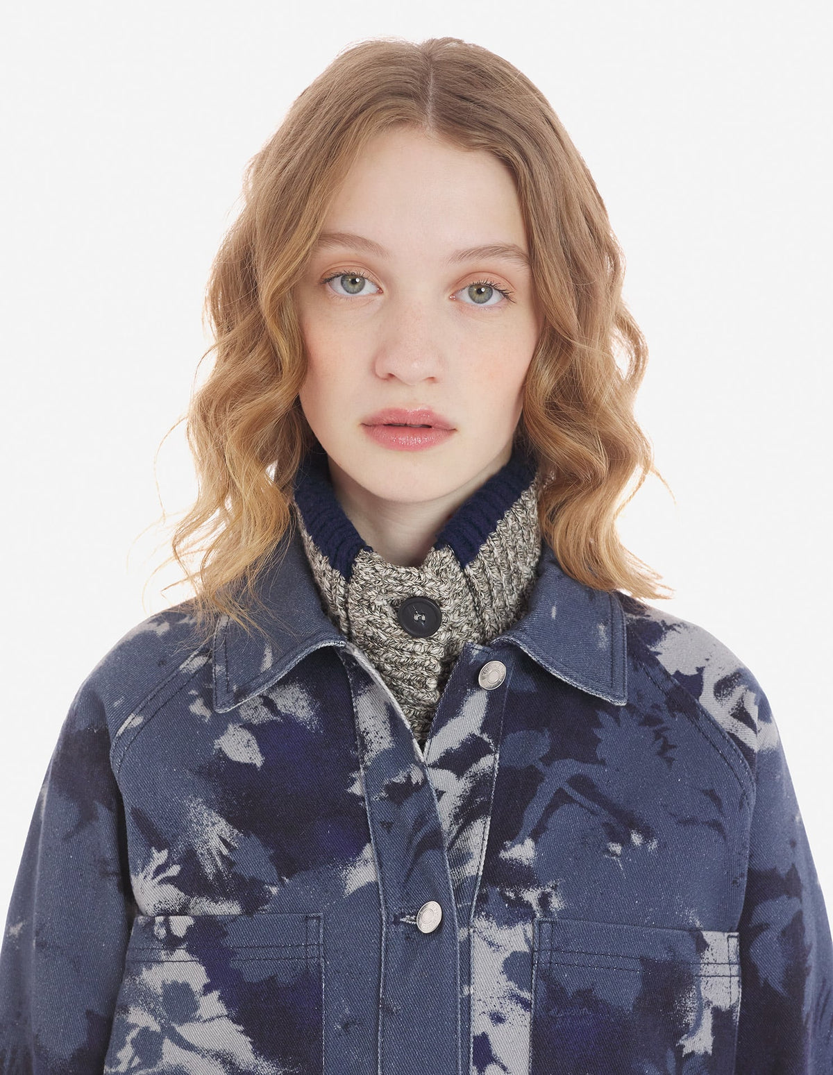  WORKWEAR JACKET IN BOUQUET CAMEO PRINTED COTTON DR