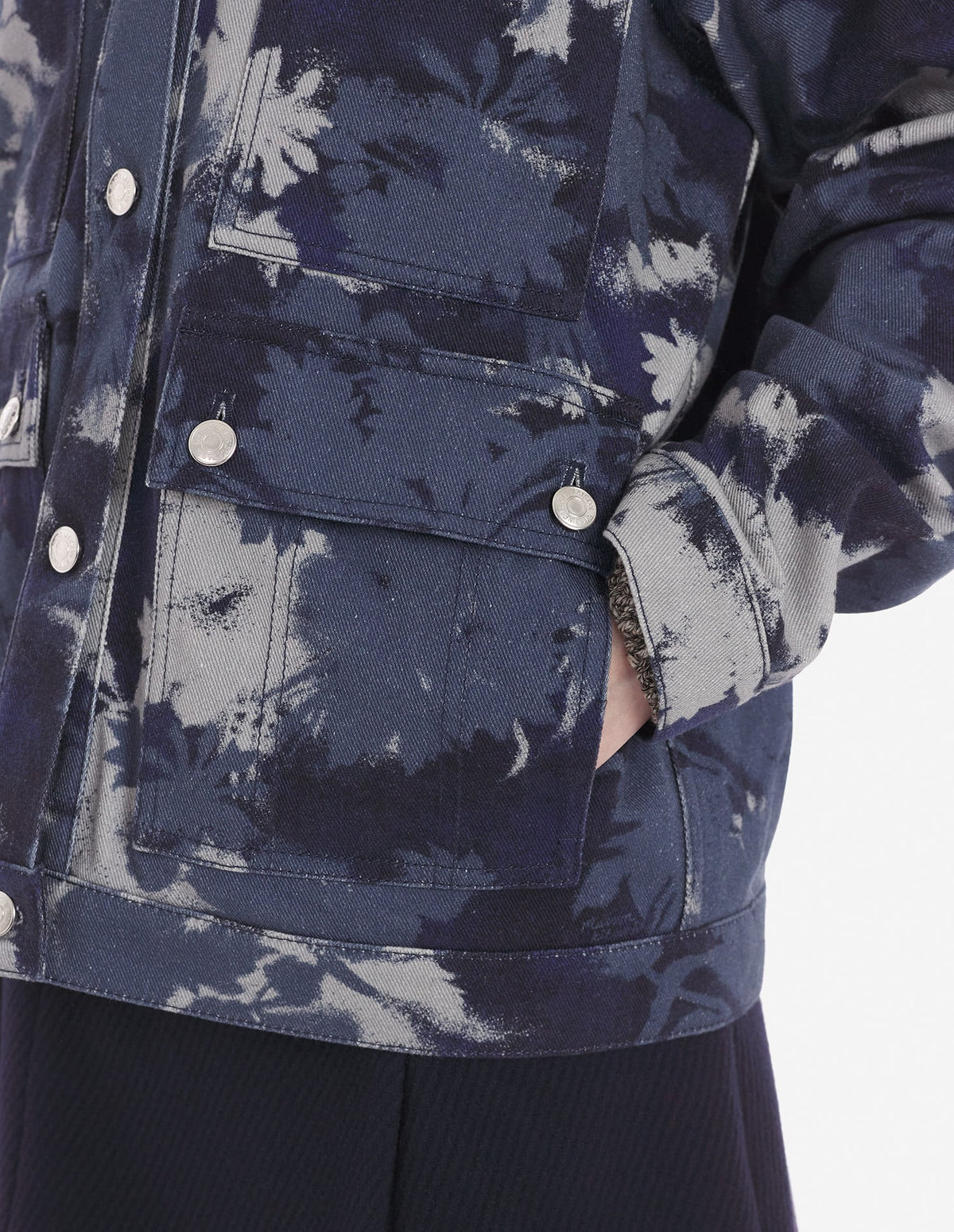  WORKWEAR JACKET IN BOUQUET CAMEO PRINTED COTTON DR