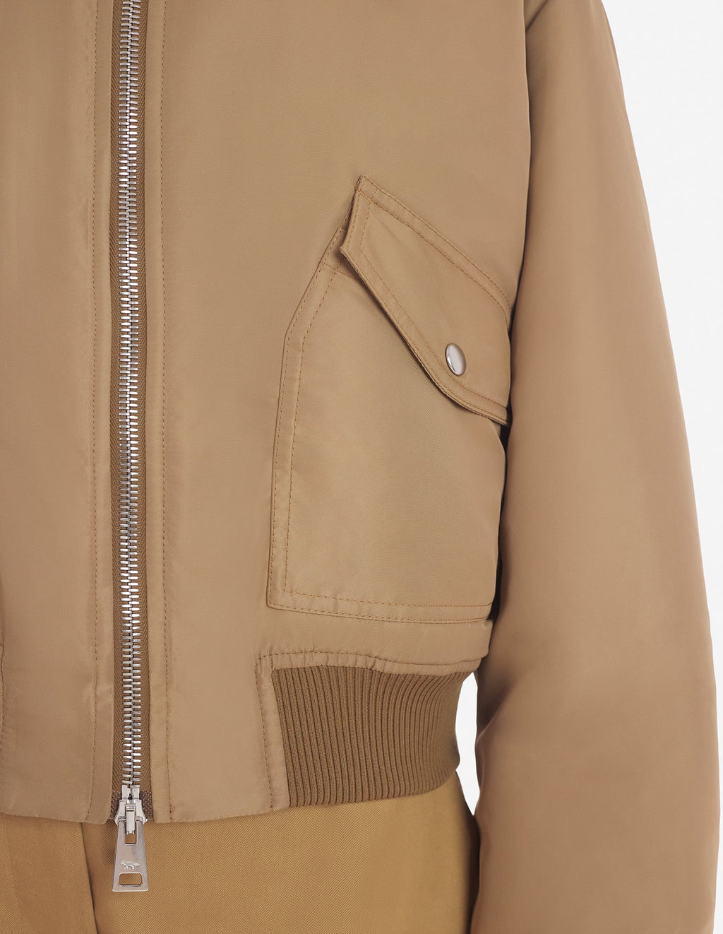  BOMBER IN NYLON WITH LOGO HANDWRITING EMBROIDERY