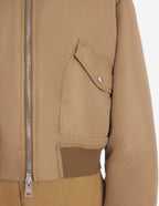  BOMBER IN NYLON WITH LOGO HANDWRITING EMBROIDERY
