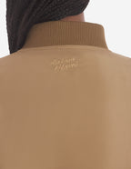  BOMBER IN NYLON WITH LOGO HANDWRITING EMBROIDERY