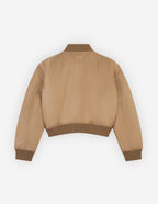  BOMBER IN NYLON WITH LOGO HANDWRITING EMBROIDERY