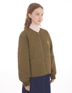  QUILTED BLOUSON IN NYLON WITH INSTITUTIONAL FOX HE